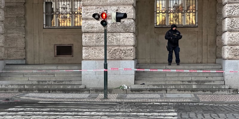 Zásah policistů na Filozofické fakultě v Praze