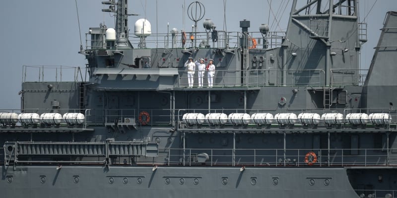 Ruská výsadková loď Novočerkassk