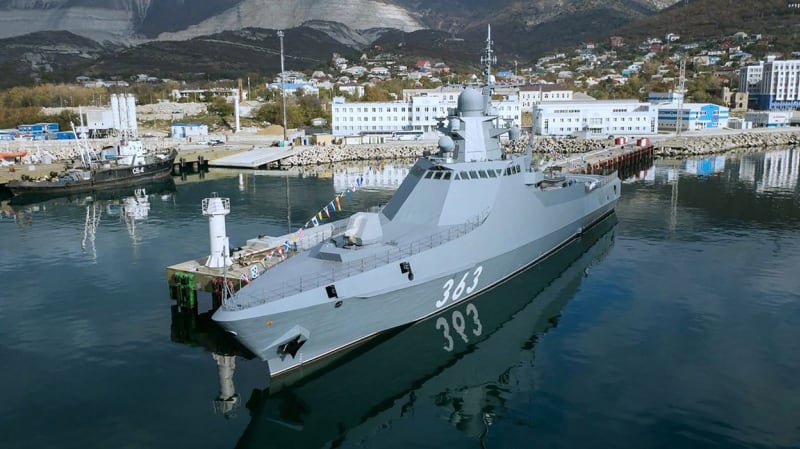 V říjnu 2023 Ukrajinci poškodili také ruskou hlídkovou loď Pavel Děržavin