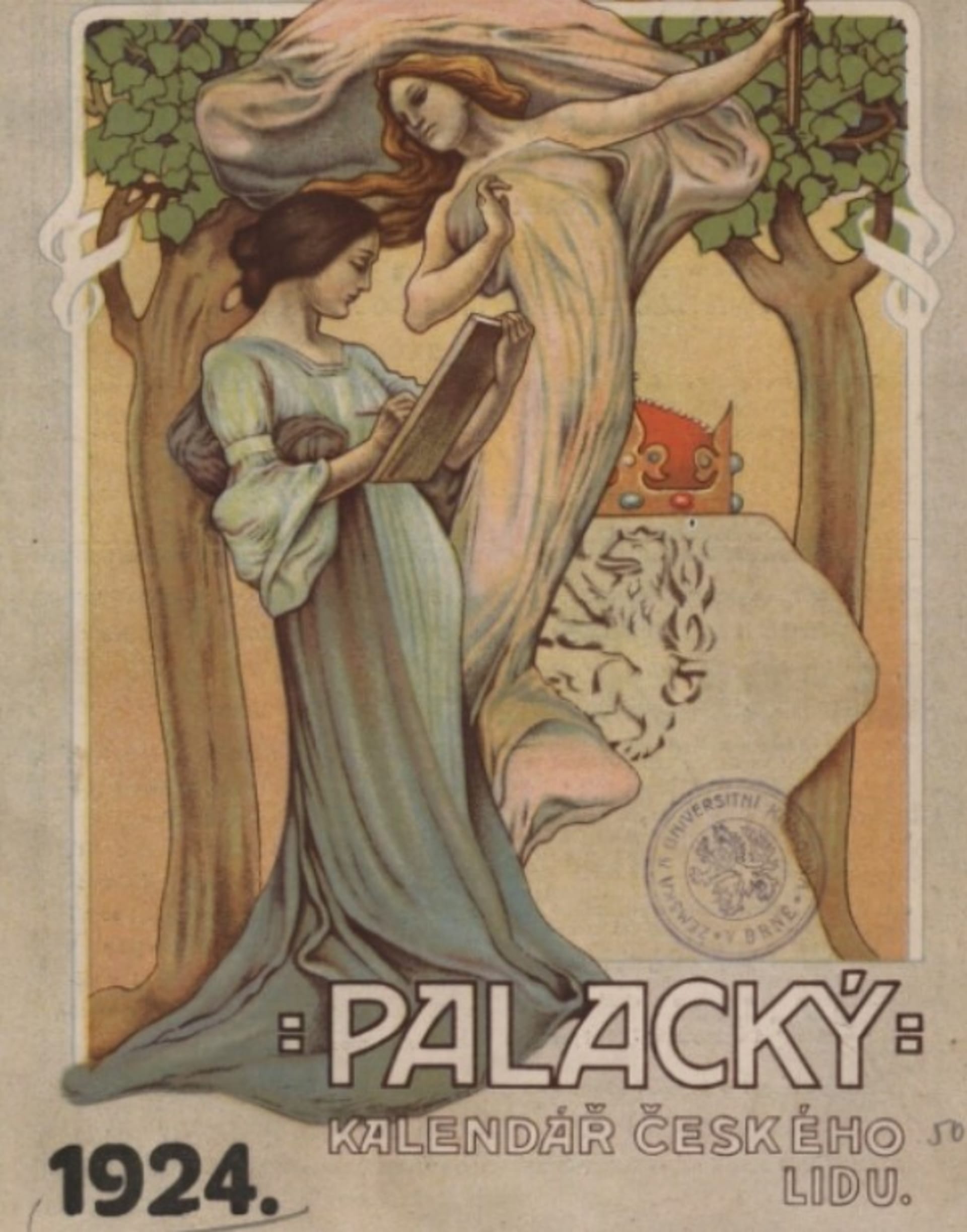 Novoroční přání pro rok 1924.
