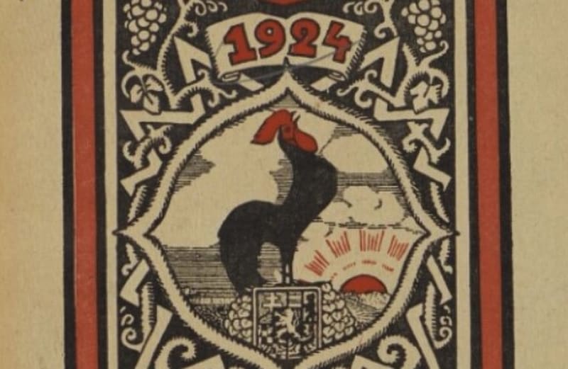 Novoroční přání pro rok 1924.