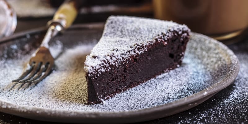 Švédský čokoládový dort kladdkaka