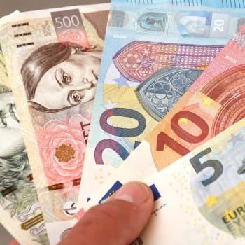 Českou korunu by prezident vyměnil za eura