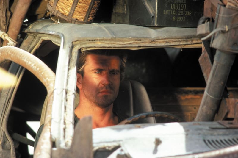 Mel Gibson ve filmu Mad Max.