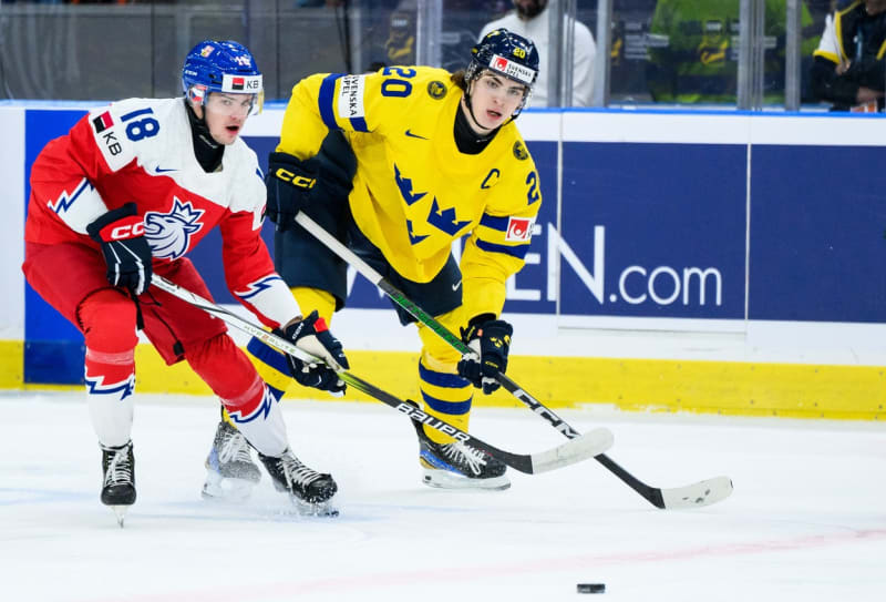 Semifinálový boj se Švédy začali lépe čeští hokejisté, záhy ale museli dohánět náskok soupeře.