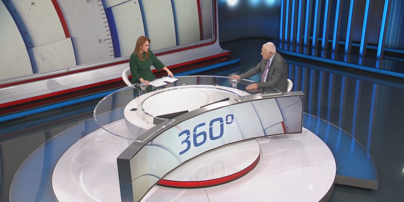 Bývalý prezident Václav Klaus v pořadu 360°