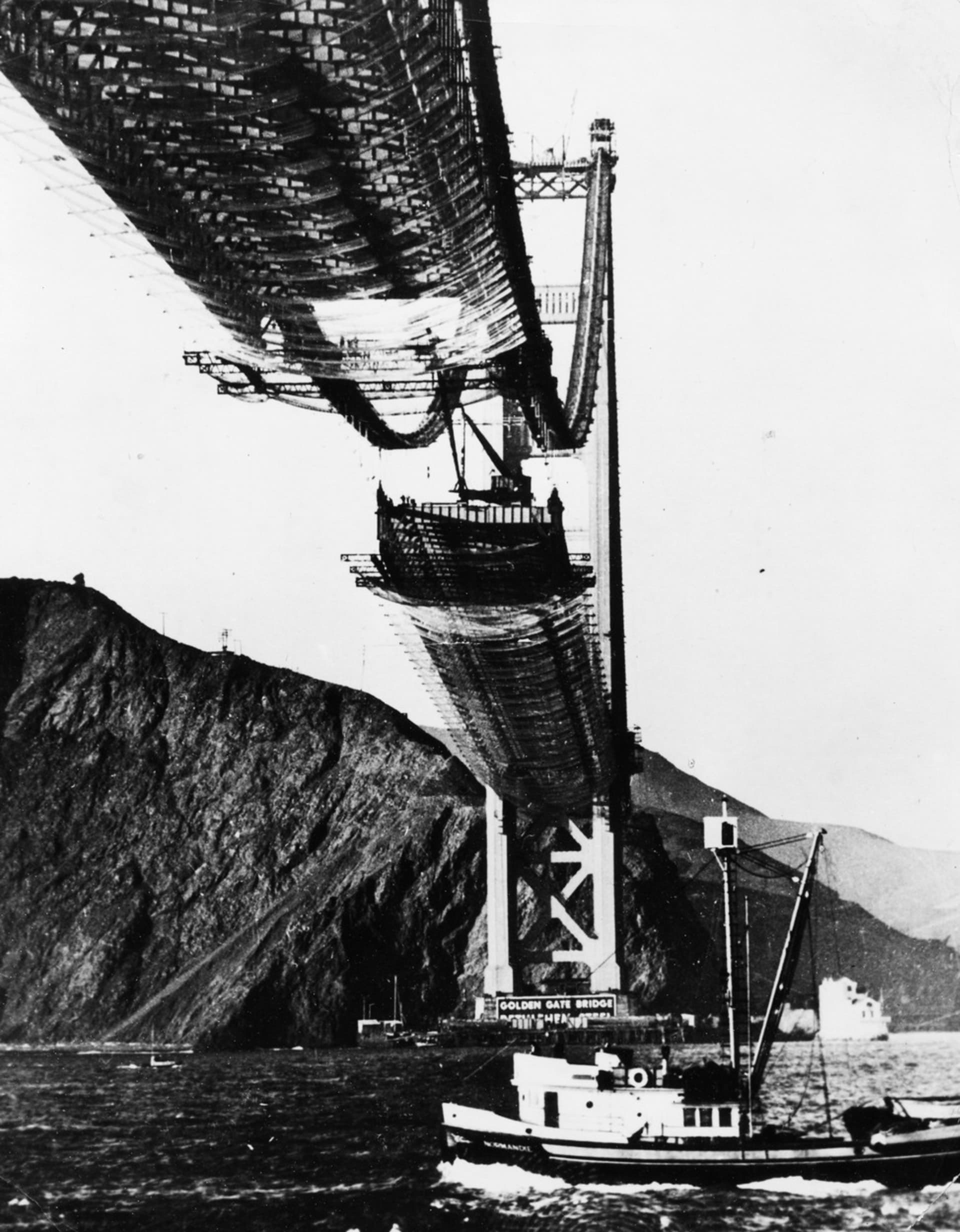 Most Golden Gate se začal stavět 5. ledna 1933