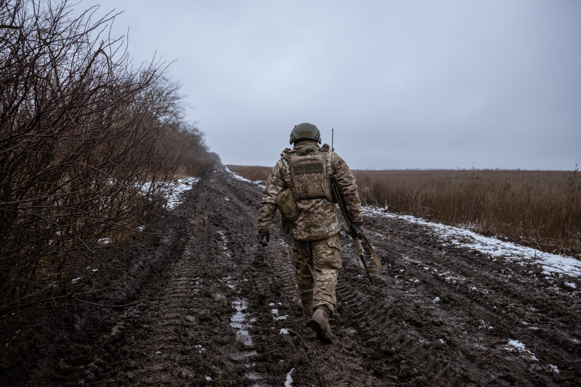 Voják na Ukrajině (Ilustrační foto)