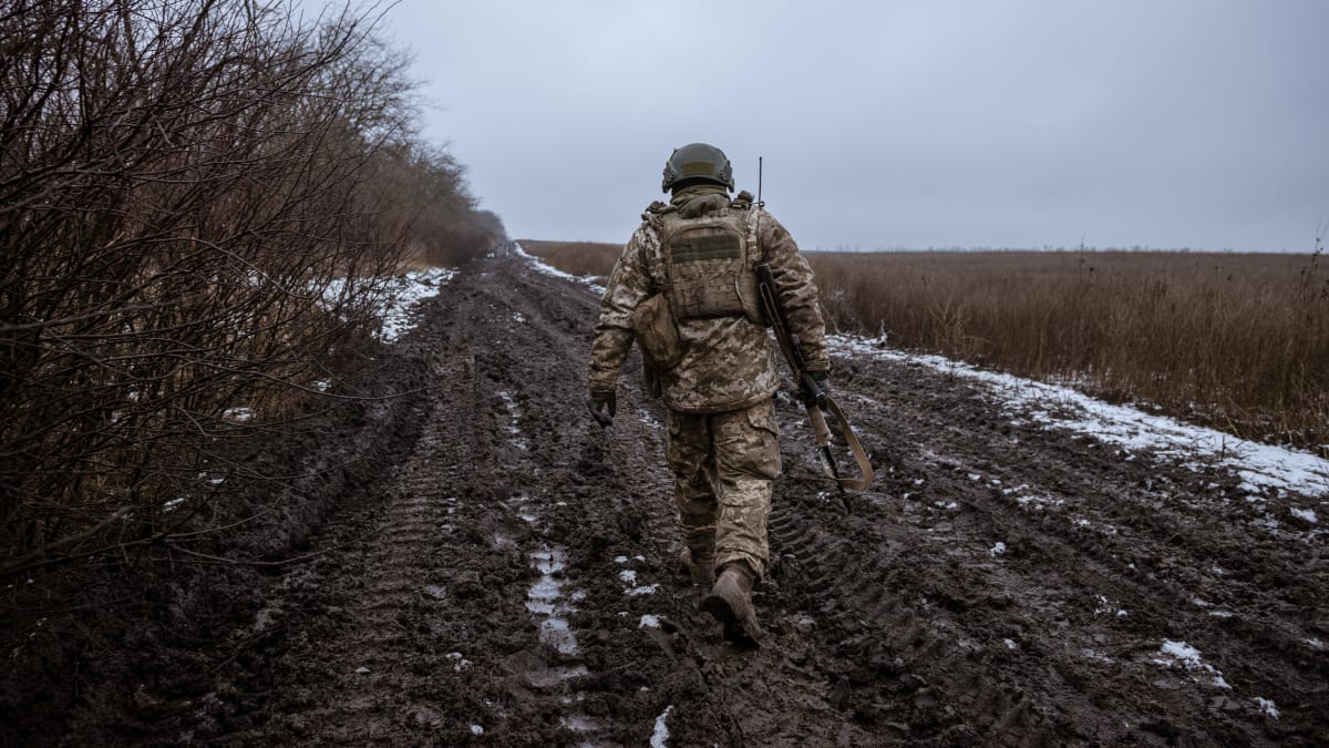 Voják na Ukrajině, ilustrační snímek
