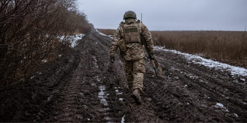 Voják na Ukrajině (Ilustrační foto)