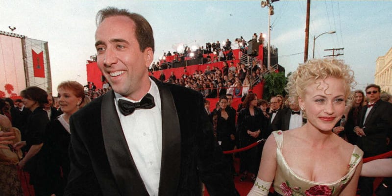 Nicolas Cage se svou první manželkou Patricii Arguette.