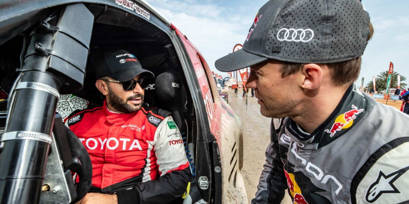 Saúdský jezdec Jazíd al Rádží na Rallye Dakar