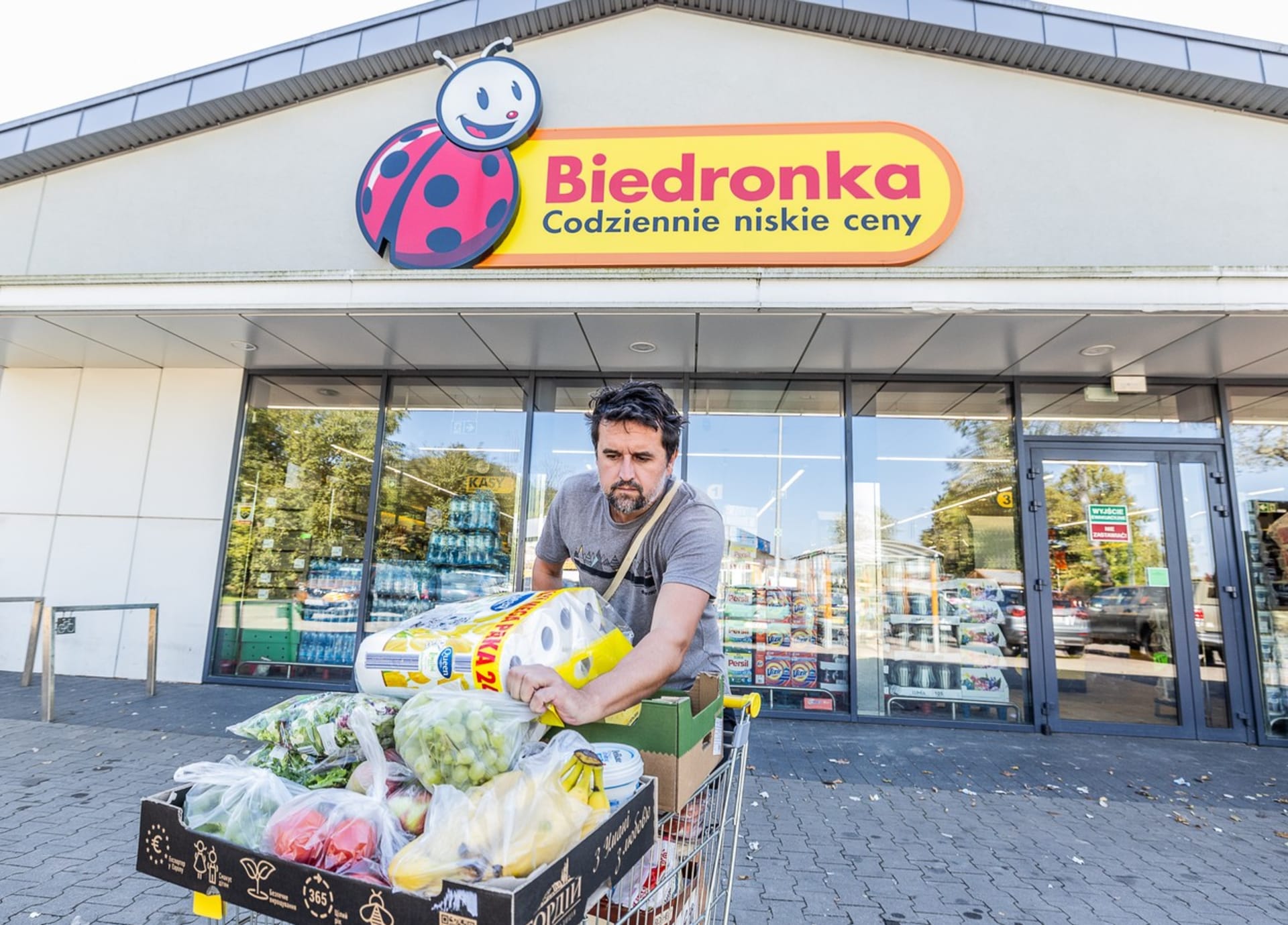 Polsko láká na levné nákupy. Ilustrační snímek prodejny řetězce Bidedronka