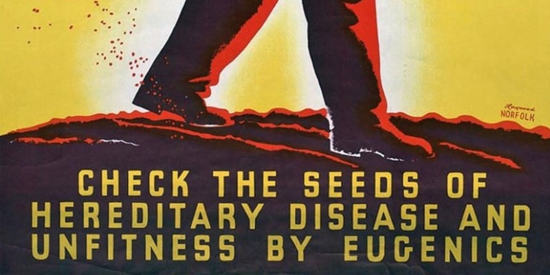 "Jen zdravé sémě musí býti seto!" -  Plakát Britské eugenické společnosti