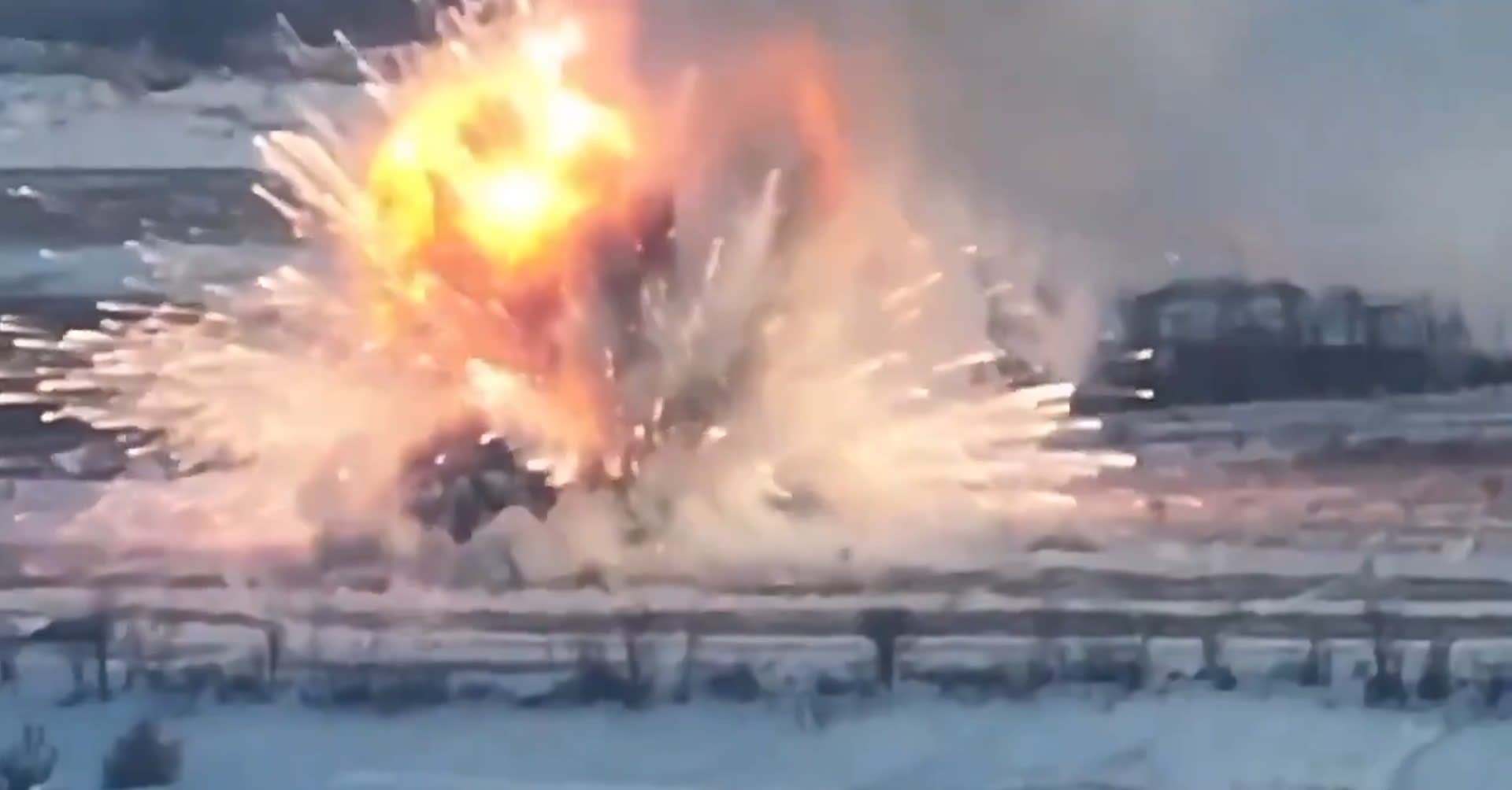 Ukrajincům se povedlo zdemolovat ruský raketomet TOS-1