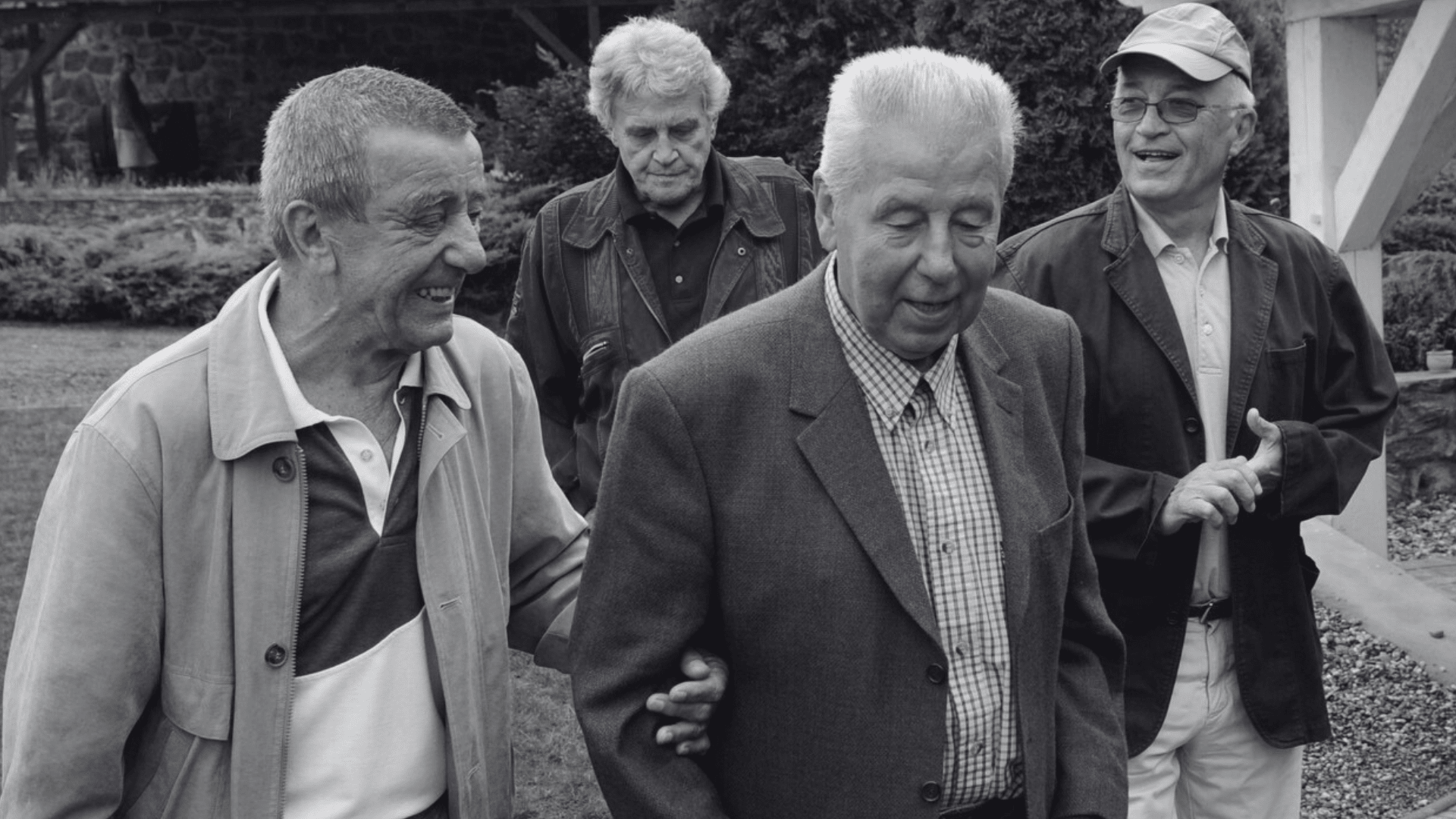 Pavel Dyba s Josefem Masopustem, Josefem Vojtou a Antonínem Krameriusem  
