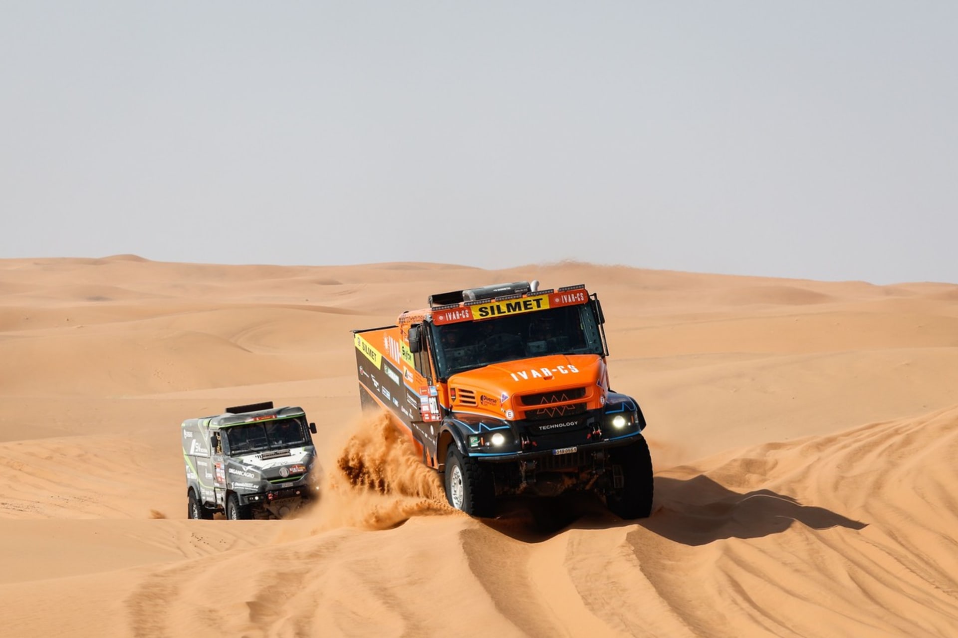Kamion Martina Macíka během Rallye Dakar