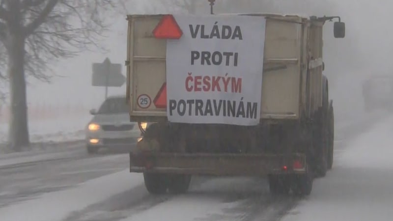 Čeští zemědělci už proti vládě protestovali před dvěma lety.