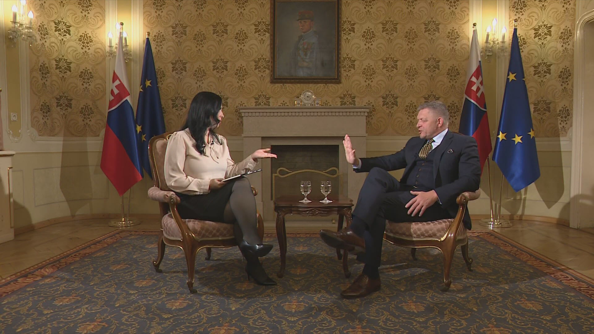 Slovenský premiér Robert Fico v rozhovoru pro televizi JOJ