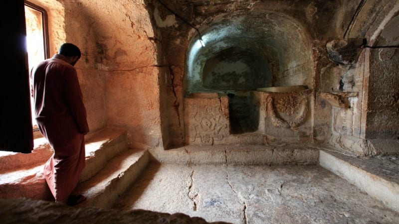 Jeskyně sedmi spáčů jsou uctívány c různých ástech muslimského a křesťanského světa, tato je v Jordánsku