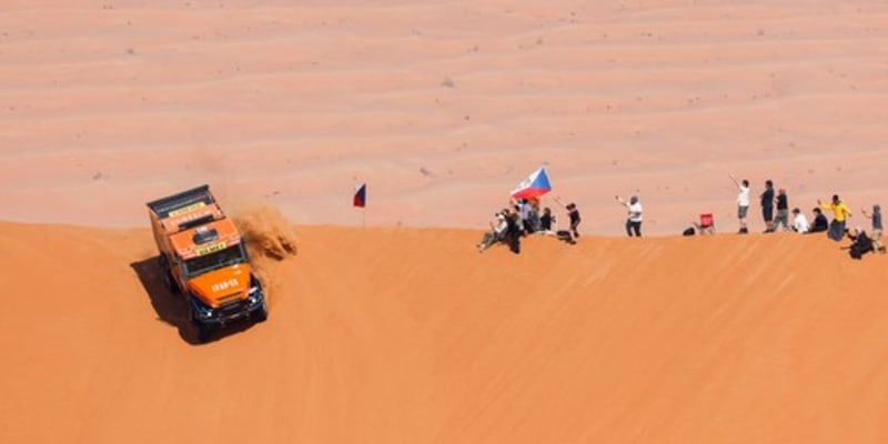 Kamion Martina Macíka na Rallye Dakar