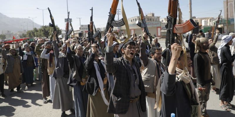 Hútíové se během občanské války zmocnili velké části Jemenu.