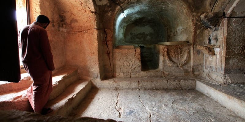 Jeskyně sedmi spáčů jsou uctívány c různých ástech muslimského a křesťanského světa, tato je v Jordánsku