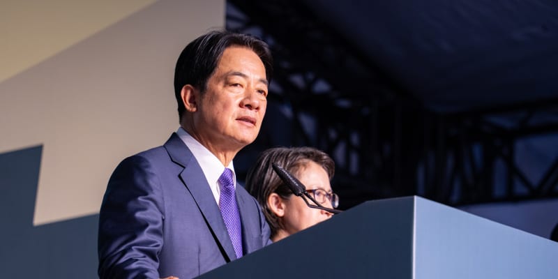 Nový tchajwanský prezident William Laj