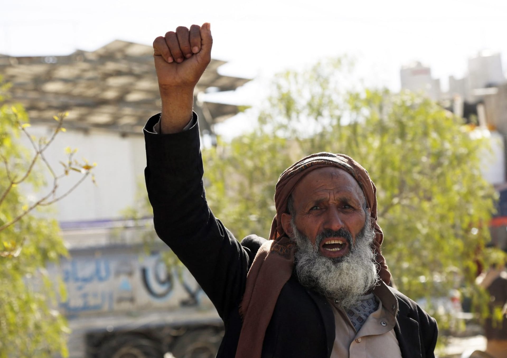 Jeden z jemenských podporovatelů Hútíů