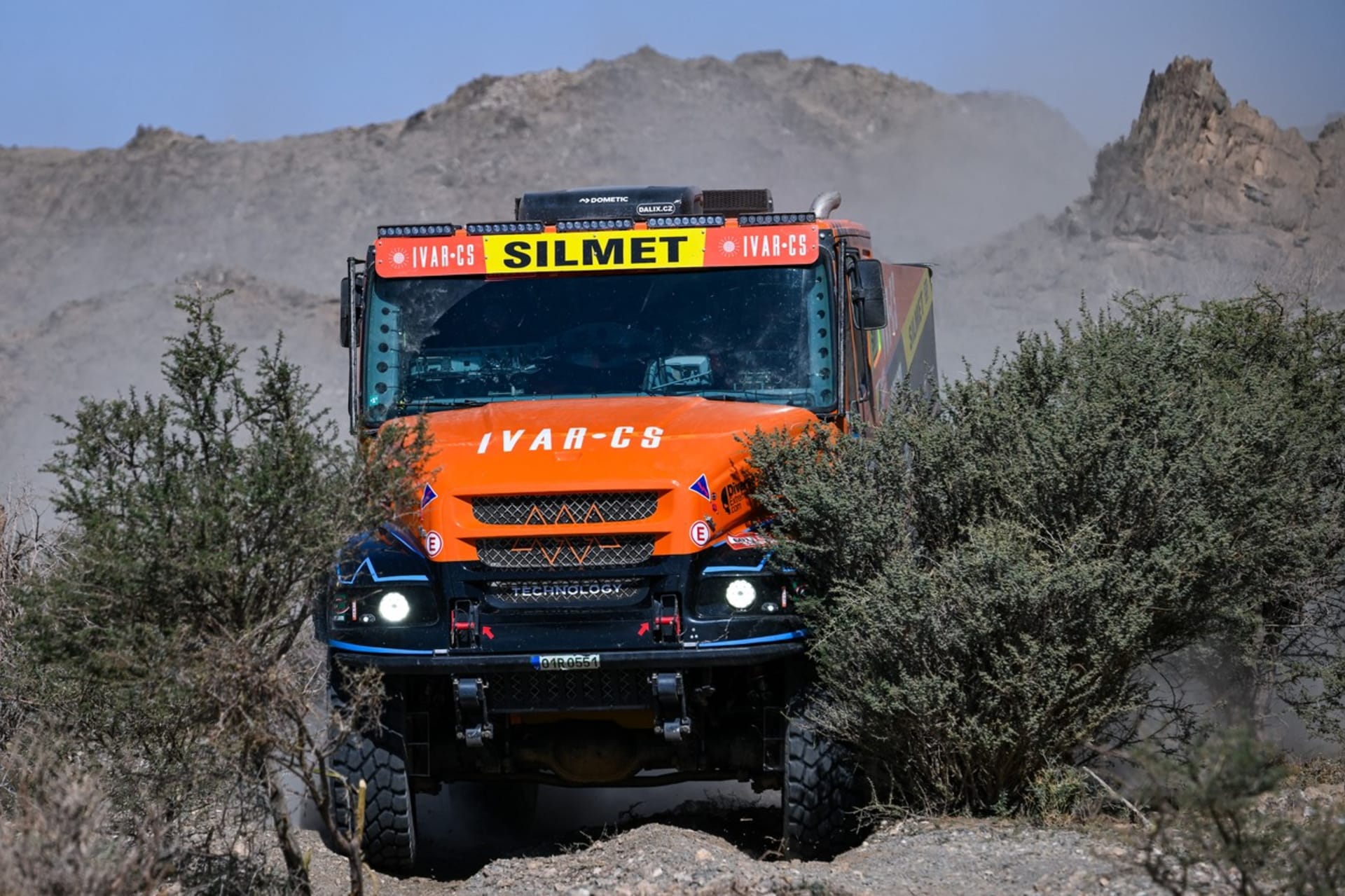 Kamion Martina Macíka v 7. etapě Rallye Dakar