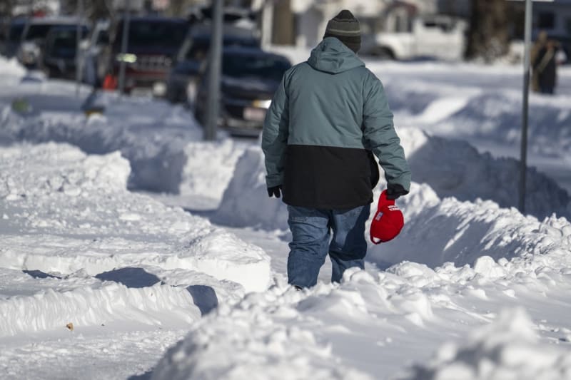 Těsně před republikánskými primárkami Iowu zasáhly extrémně silné mrazy a vydatné sněžení.