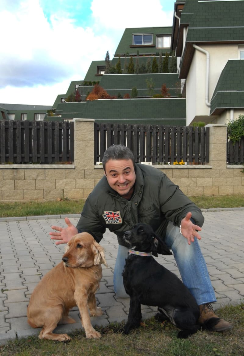 Martin Zounar patří mezi milovníky psů. 