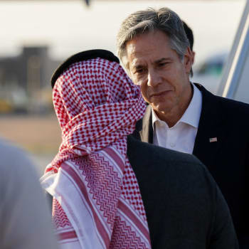 Americký ministr zahraničí Antony Blinken na návštěvě Saúdské Arábie