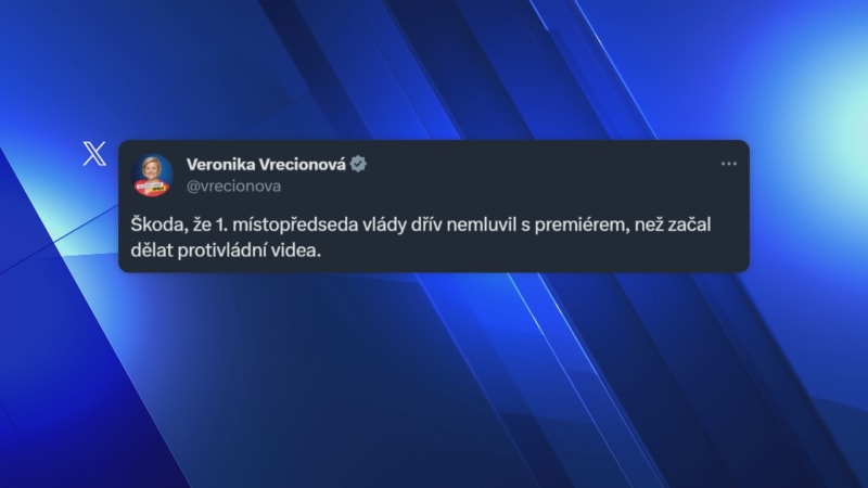 Jako jedna z prvních se k videu ministra vnitra Víta Rakušana (STAN) vyjádřila europoslankyně Veronika Vrecionová (ODS). 