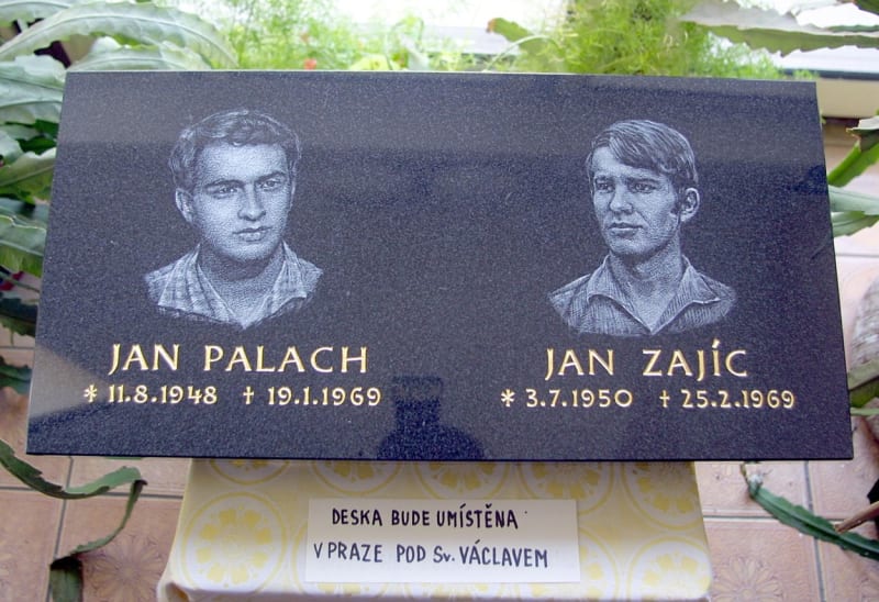 Jan Palach a jeho následovník Jan Zajíc