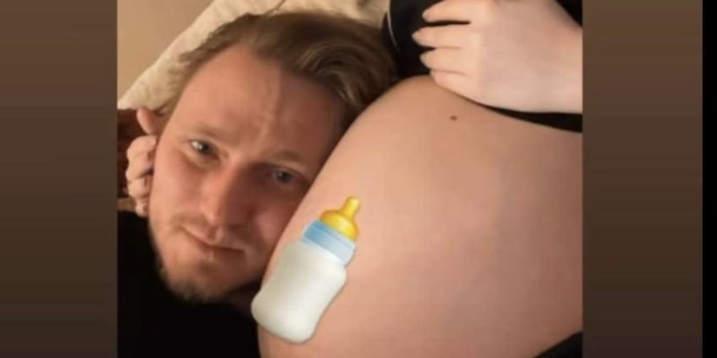 Partner Riky Fane, Stanislav Jablonský s nastávající maminkou v porodnici.