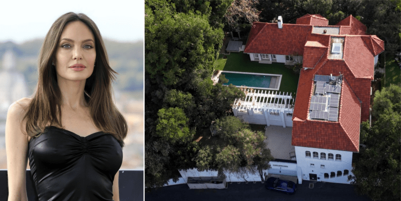 Angelina Jole bydlí v Los Angeles.Dům za více než 560 milionů korun má neodolatelný šarm starého Hollywoodu