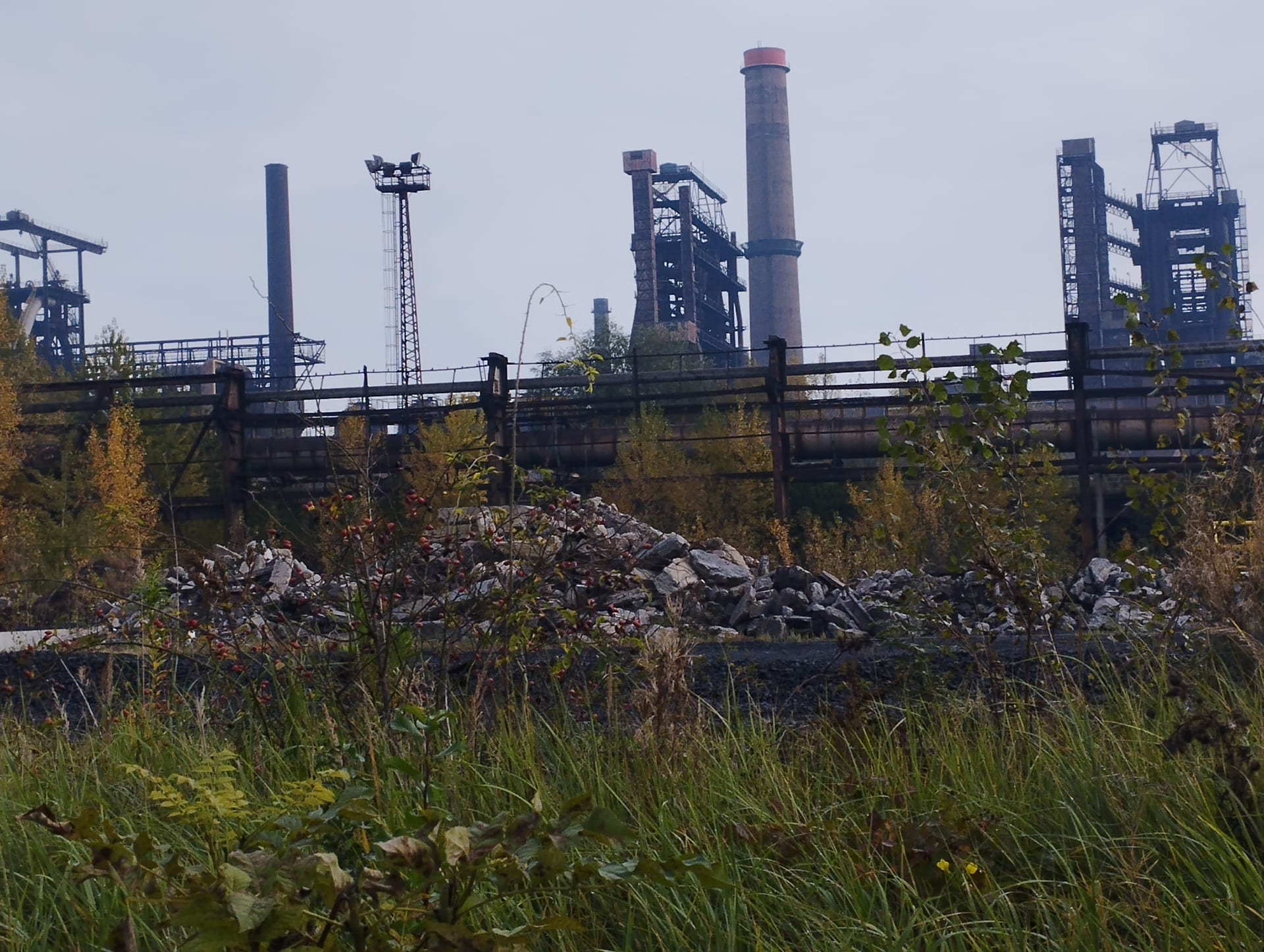 Město duchů. Ocelárny Liberty Ostrava stojí. Nad hutí se po 72 letech nekouří z komínů. 