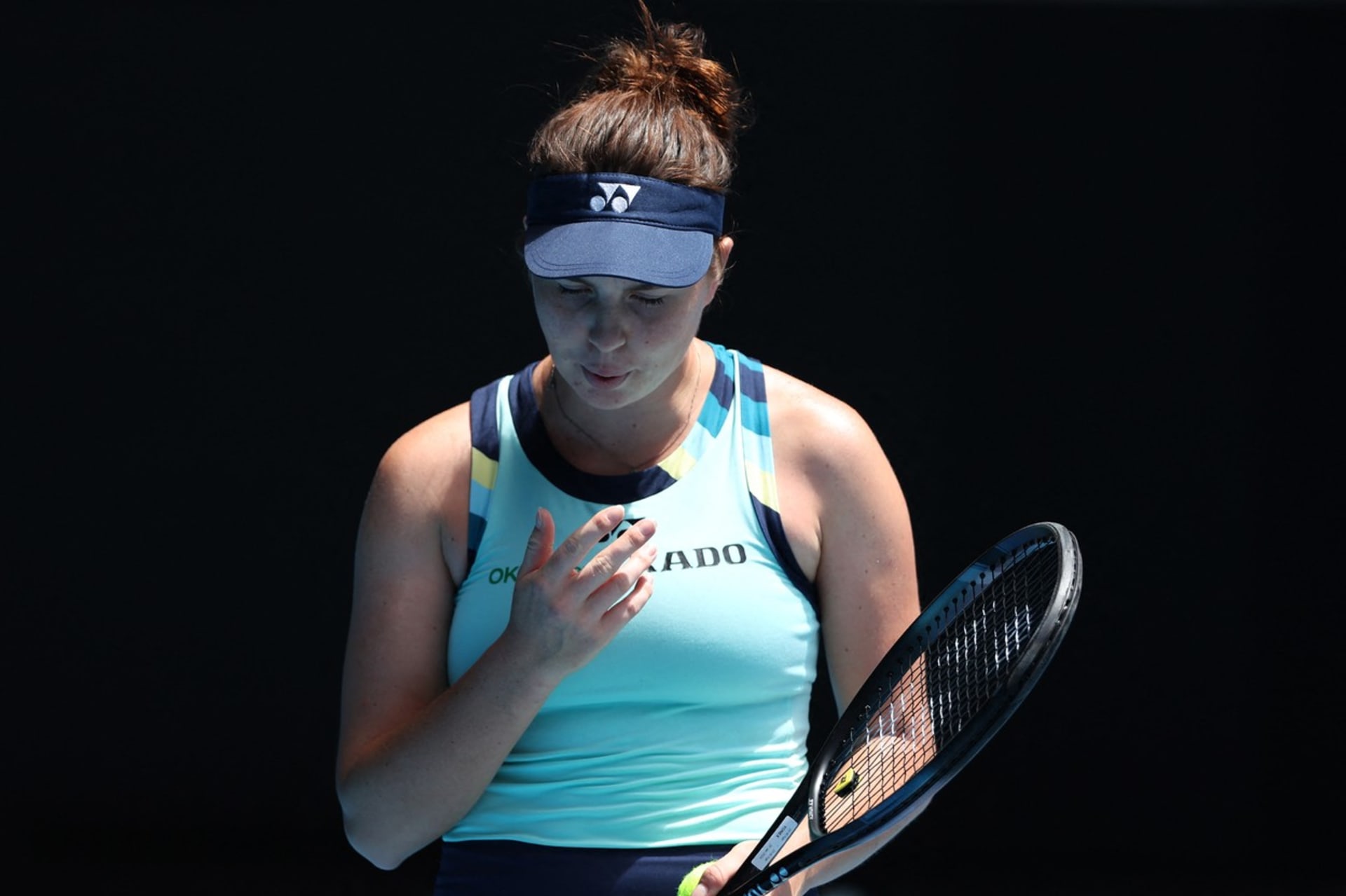 Tenistka Nosková je po skreči Svitolinové poprvé ve čtvrtfinále Australian Open.