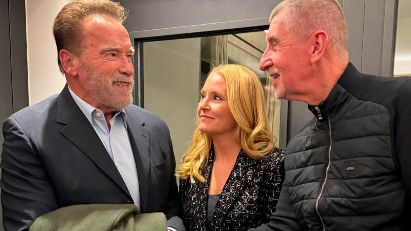 Arnold Schwarzenegger a Andrej Babiš