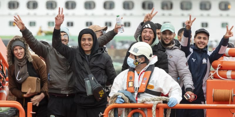 Migranti, kteří dorazili do Evropy