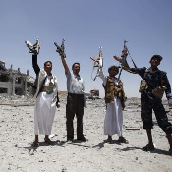 Jemenští povstalci Hútíové se vzepřeli Západu.