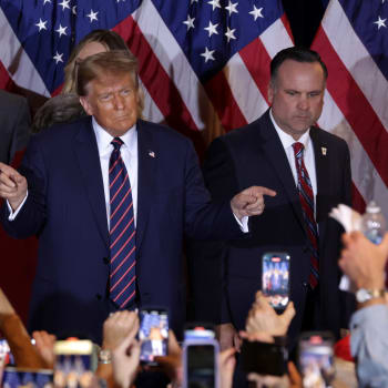 Exprezident USA Donald Trump na primárkách v New Hampshire