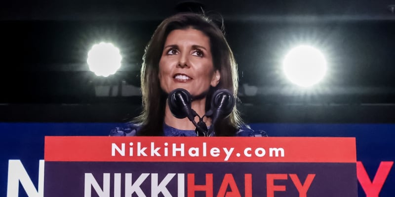 Republikánská kandidátka na prezidentku Nikki Haleyová