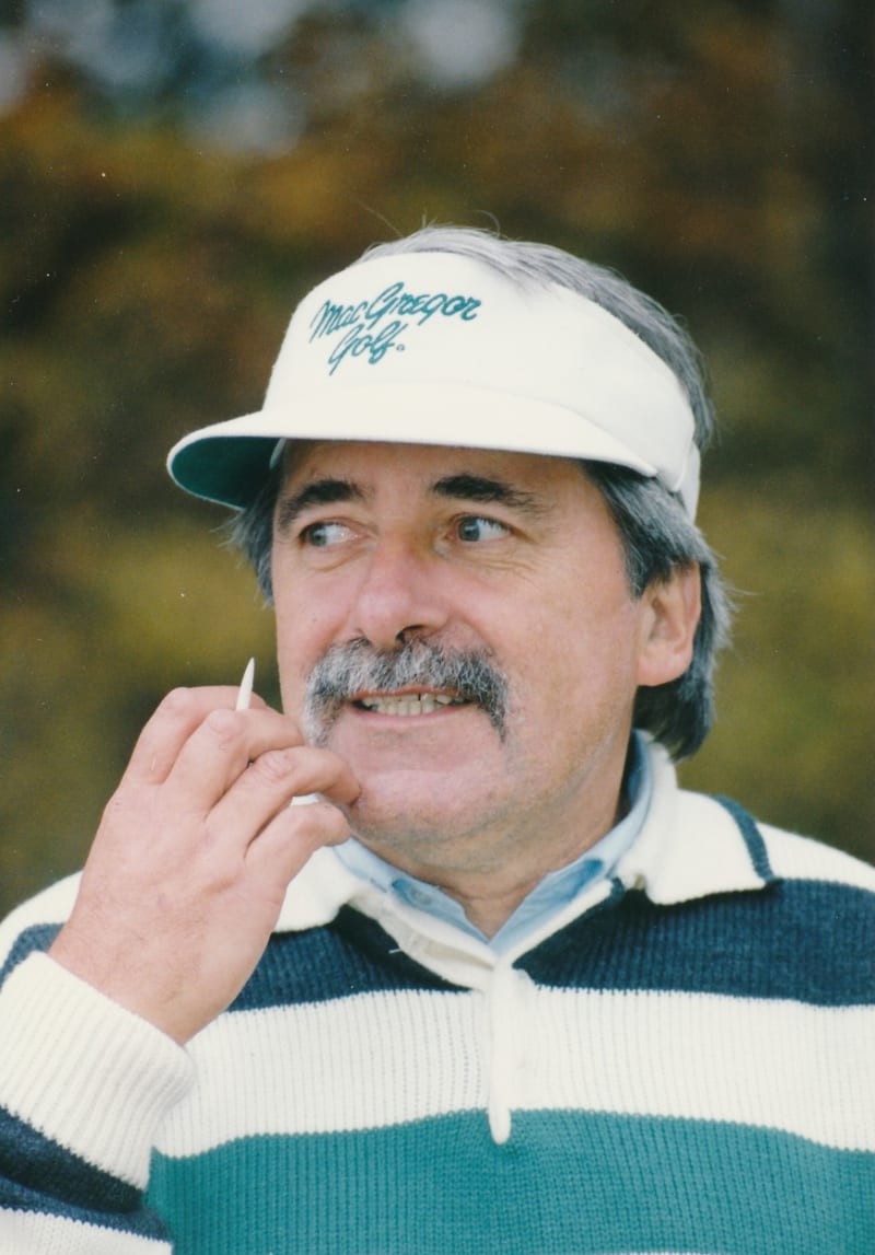 Jiří Zmožek na golfu. 