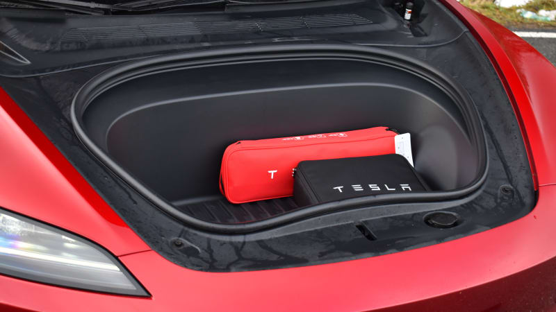 Testovaná Tesla Model 3 Highland.