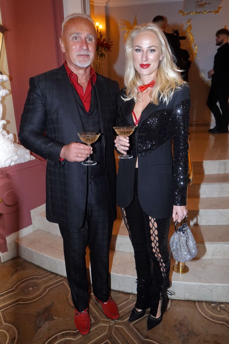 Miliardář Richard Chlad s manželkou
