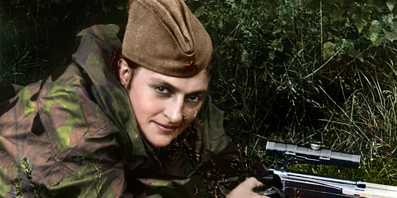 První dva úspěšné zásahy připsala Pavličenková v bitvě u Biljajivky 