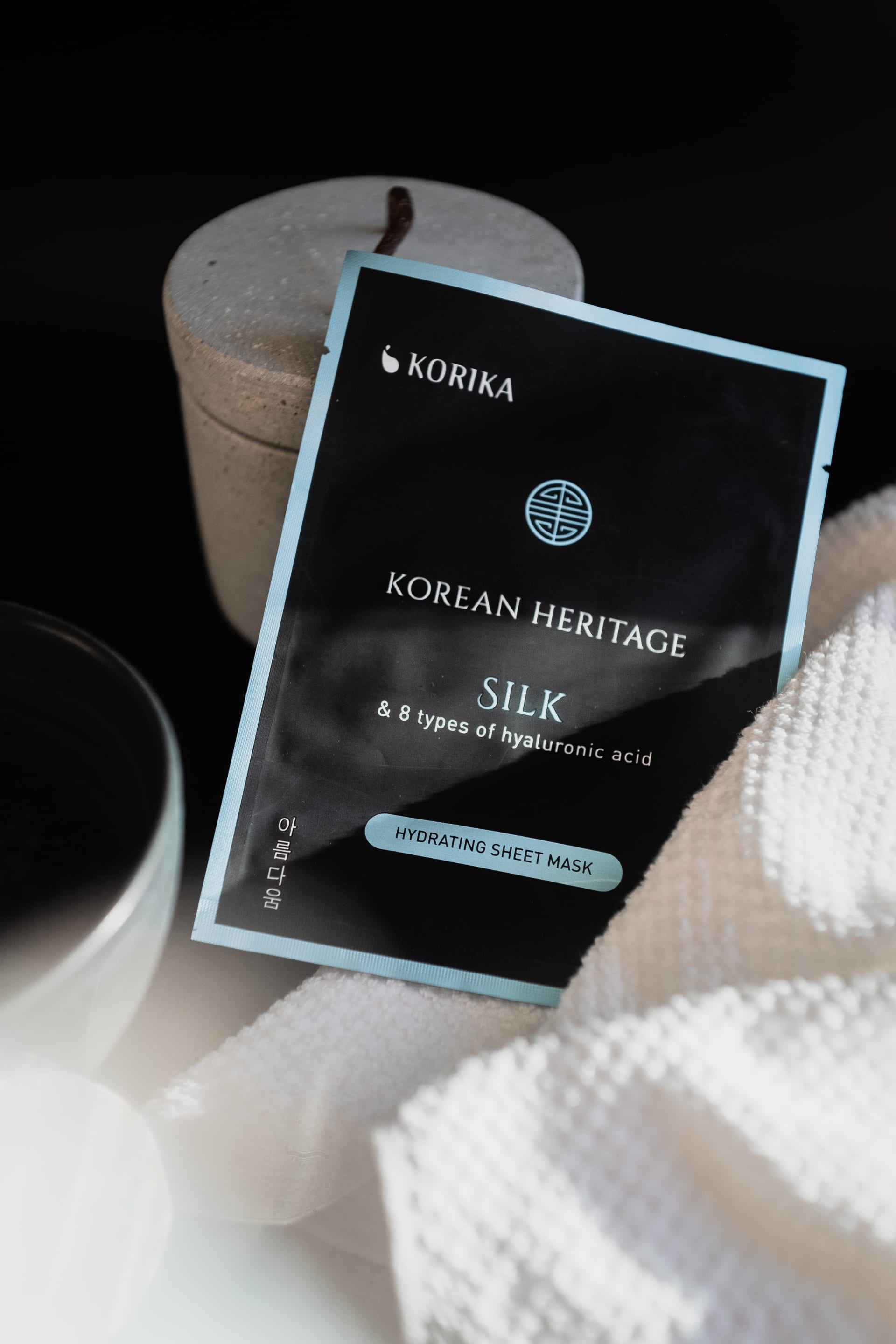 KORIKA Korean Heritage Silk & 8 Types of Hyaluronic Acid Hydrating Sheet Mask