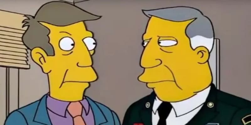Simpsonovi - epizoda Ředitel Skinner a seržant Skinner